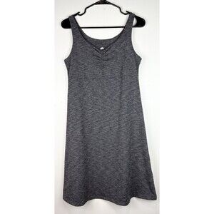 Womens Kuhl Mova Aktiv Athletic Tank Dress w Shelf Bra Heather Black/Gray MEDIUM